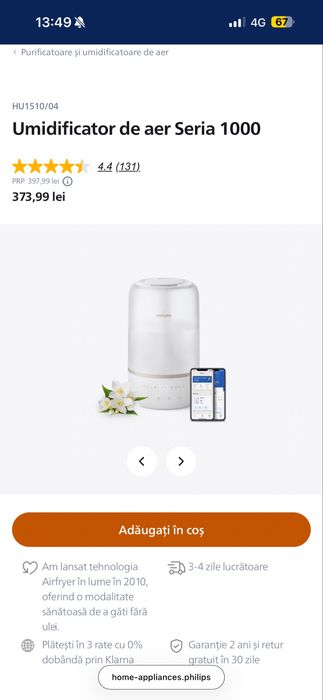 Umidificator Phillips