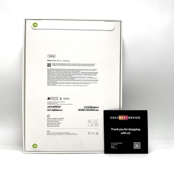  iPad 11th Generation (A16) Wi-Fi + Cellular 128GB Pink