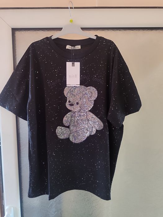 Дамска тениска  с мече и със зайче