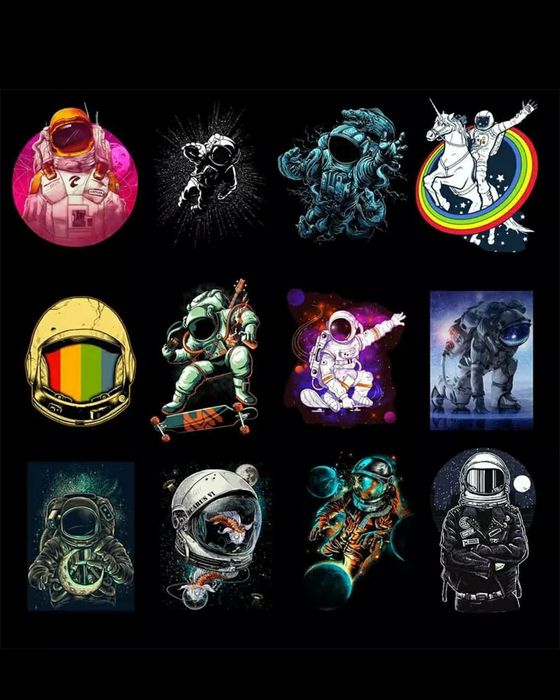 Наклейки стикеры космос