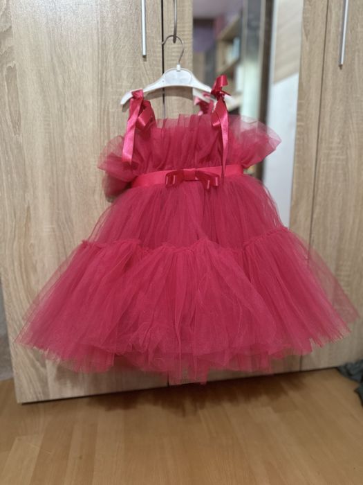 Рокля за момиче с тюл 4-5 г
