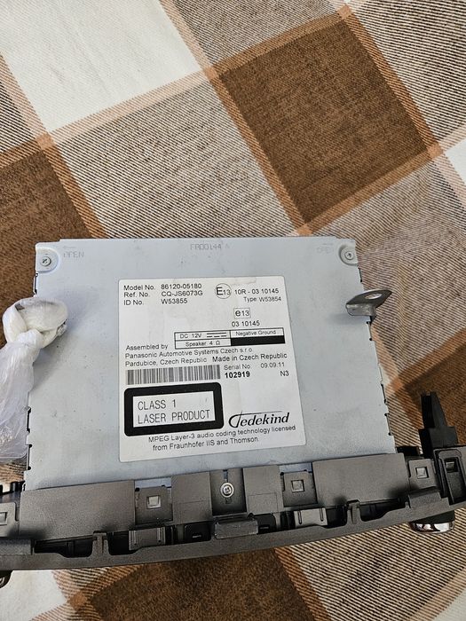 Монитор штатный Авенсис