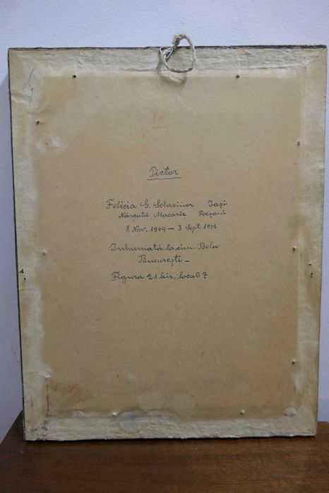 Flori - Felicia S. Schreimer (Macarie) Iasi nascuta 1904 Focsani -1972