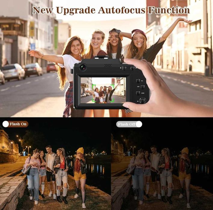 4K цифрова камера lovepo 48MP WiFi Vlogging камера за фотография