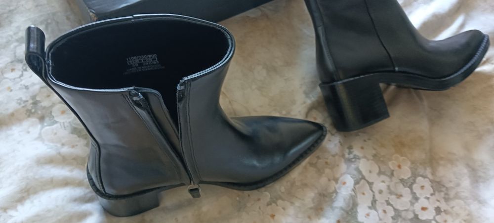 Продам полусапожки кожаные Massimo Dutti