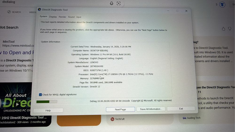 Laptop Lenovo Touchscreen ThinkPad i7 vPro 32gb