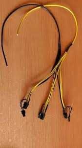 Cablu alimentare video PCIe Molex 6+2p, 350w, sursa modulara