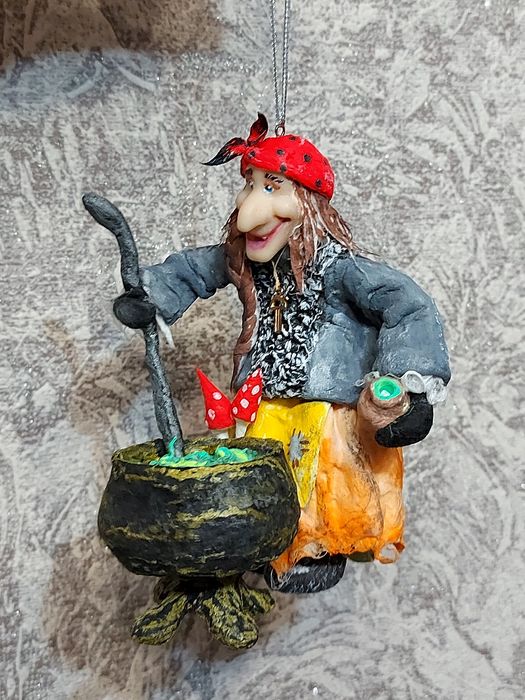 Ватные елочные игрушки