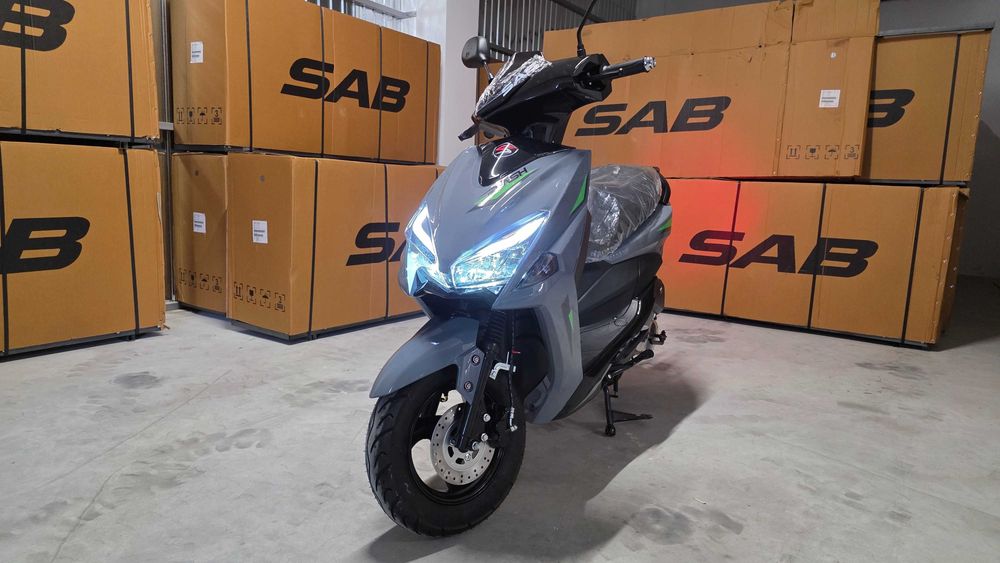 Scuter SAB Flash 50cc, 25 km/h, fără permis, nou, cu CIV RAR