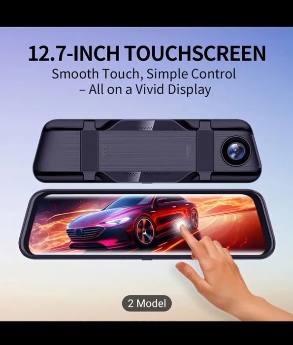 Oglinda auto dual camera