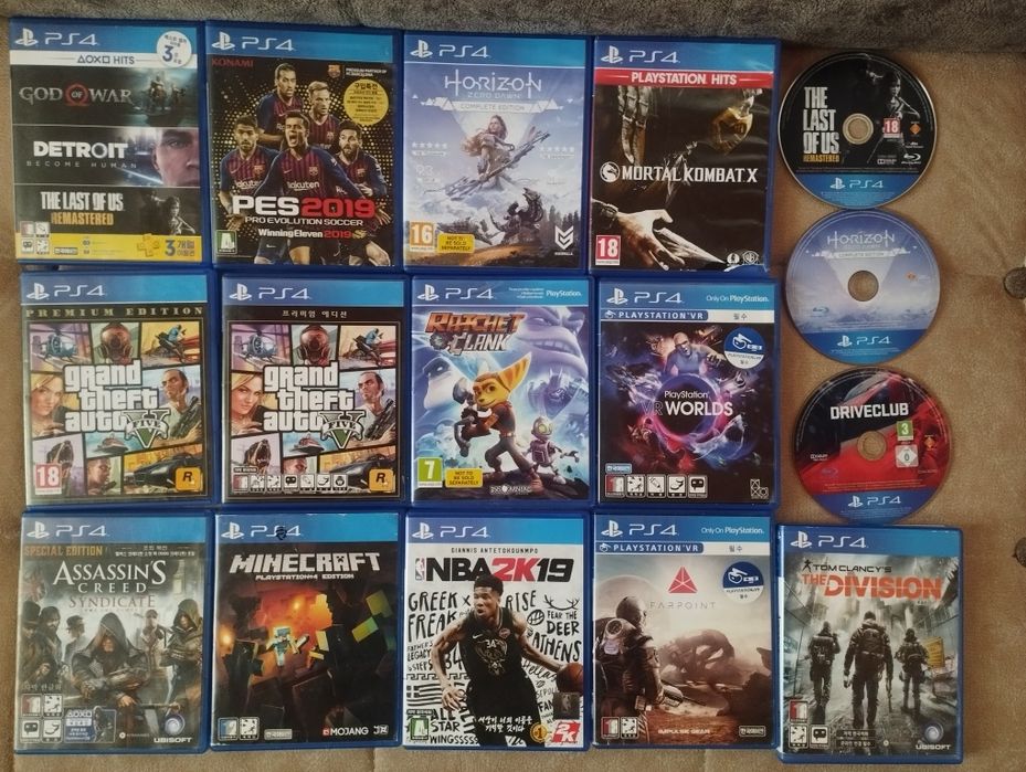 PS3 PS4/PS5 uchun orginal xit oʼyinlar