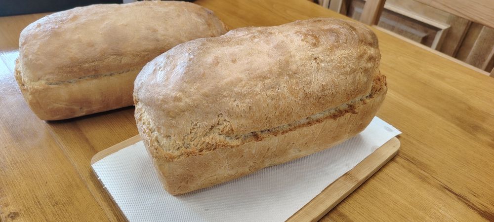 Vand pâine făcută în casă din grâu integral