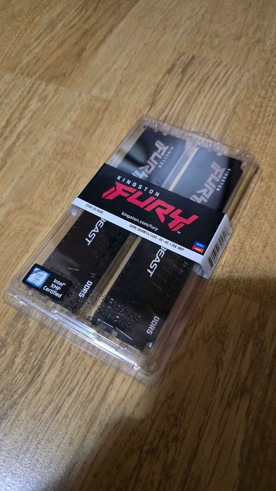 Memorie Kingston FURY Beast, 32GB DDR5, 5600MHz CL40, Dual Channel Kit