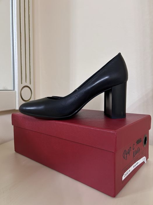 Туфли кожанные черные