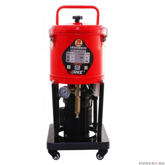 Pompa electrica pentru gresat, puterea motor 1100 W, capacitate 20