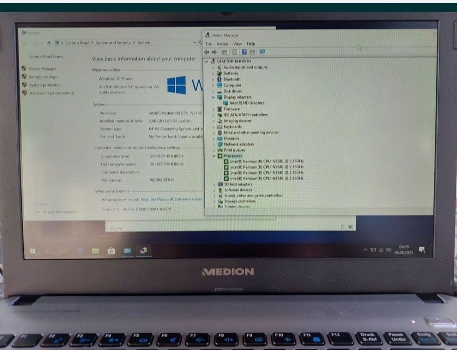 Laptop Medion Akoya 14 inch