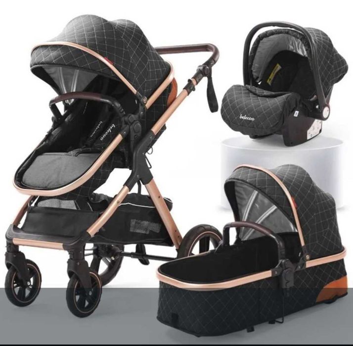 коляска детская с автолюлькой