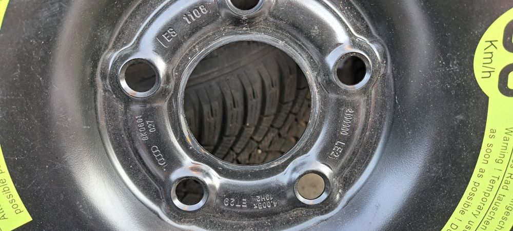 Rezerva slim Audi A4 B8, A5 noua T 125 70 R19