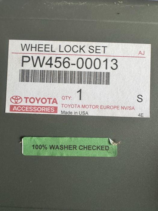 Секретка для диска toyota