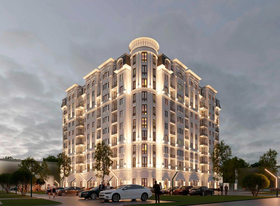 Квартира 102,3 кв.м в новостройке на Бадамзаре, на этапе строительства