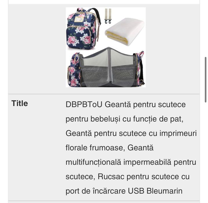 Geata pentru scutece