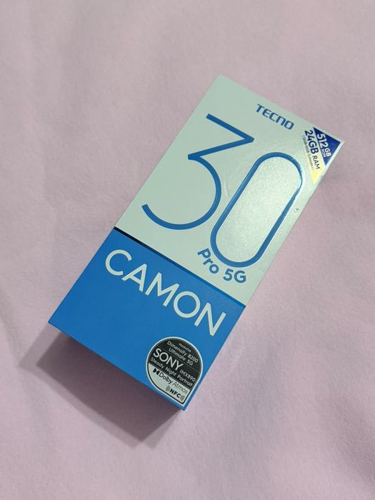 Продам TECNO CAMON 30 Pro 5G — 512 ГБ / 12+12 ГБ RAM