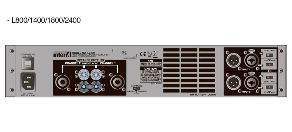 Усилитель Inter-M L1800