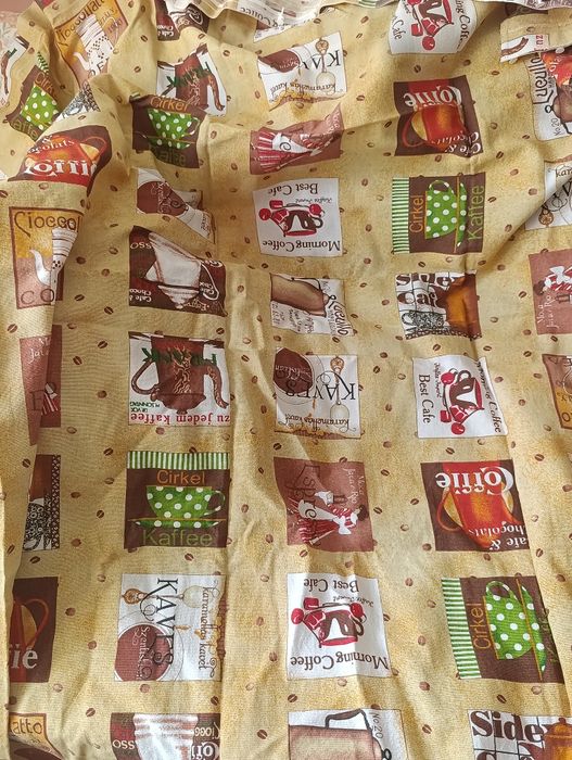 Кухонные шторы 2 шт лён