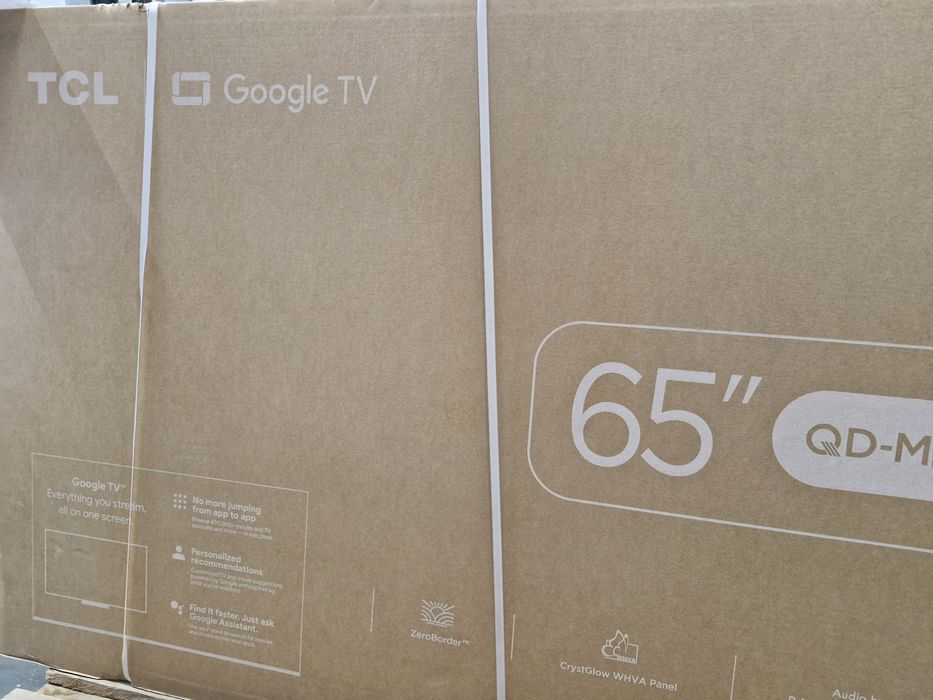 Televizor Mini LED TCL 65Q8C, 164 cm, Google TV, Ultra HD 4K, Clasa D