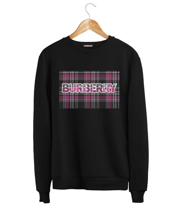 черна блуза burberrry , луксозна блуза , суитчър , суитшърт марков