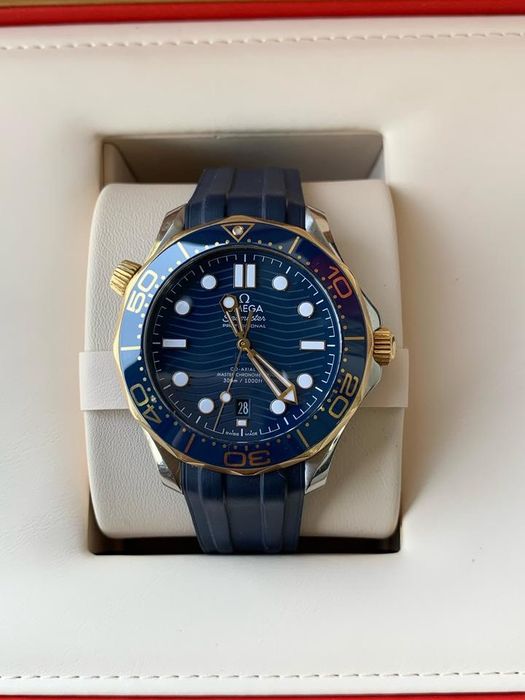 Ceas  Omega Seamaster Diver 300M 42mm Blue Gold Automat