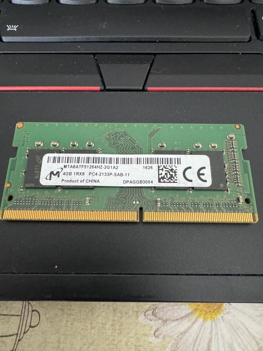 Memorie RAM Laptop 4GB DDR4 Micron PC4-2133P (MTA8ATF51264HZ)
