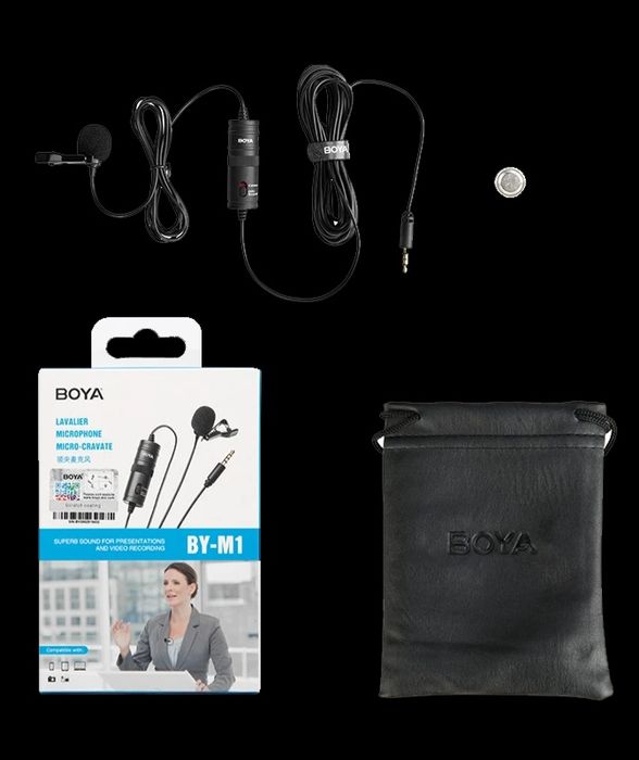 Lavalieră (microfon) Boya pentru smartphone  sau camere video