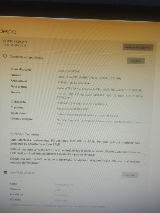 Unitate PC+ monitor ASUS Bucuresti Sectorul 4 • OLX.ro