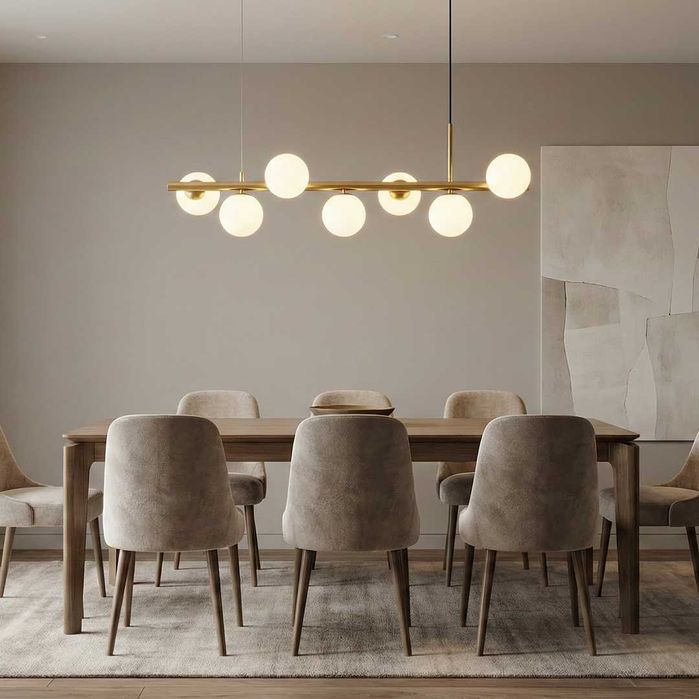 Lustra GOLD Auriu Liniara 65cm SKYLINE