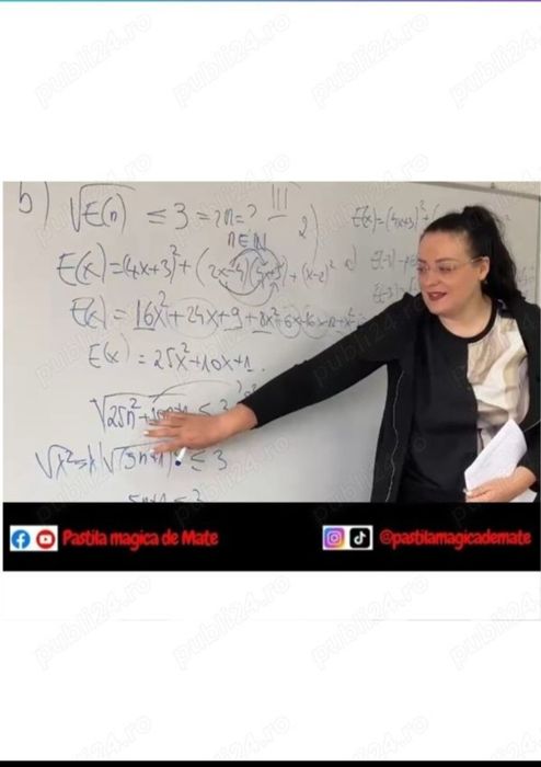Meditatii la  matematica cu Aura cls.5 - 12