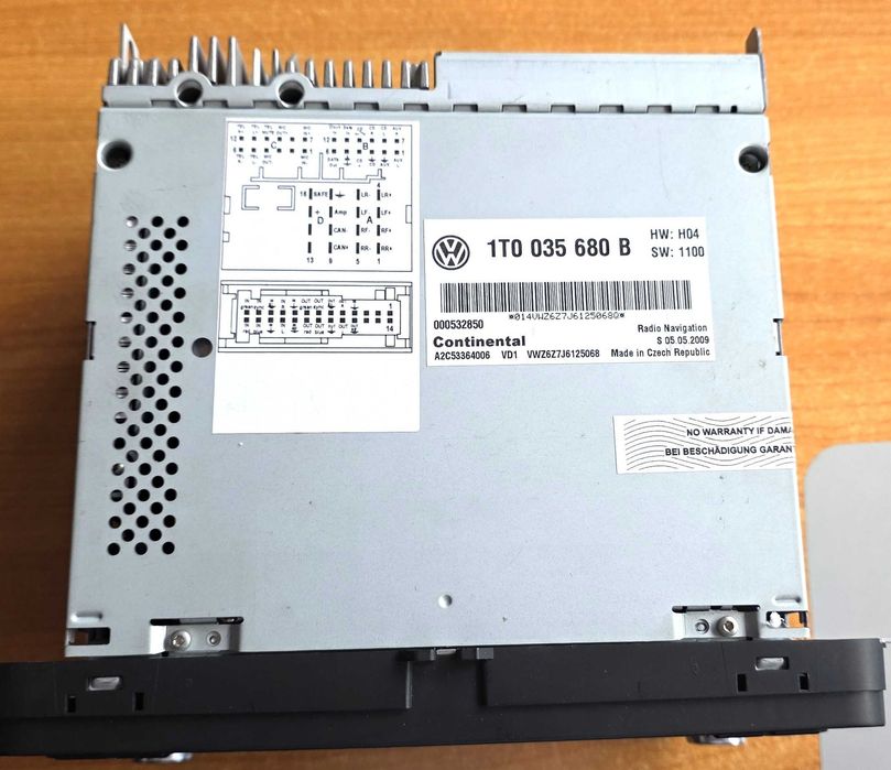 Navigatie RNS 510 Vw si adaptor BLUETOOTH Harti noi COD