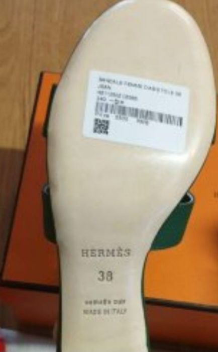 Дамски чехли н.37.5,естествена кожа
