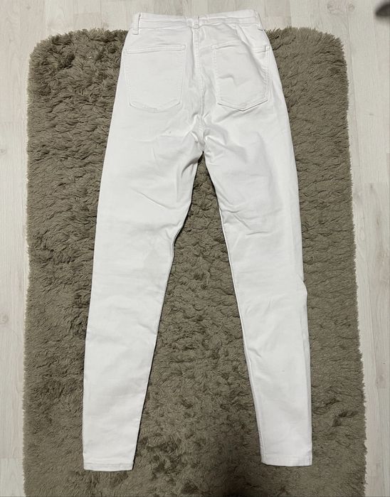 Pantaloni dama albi