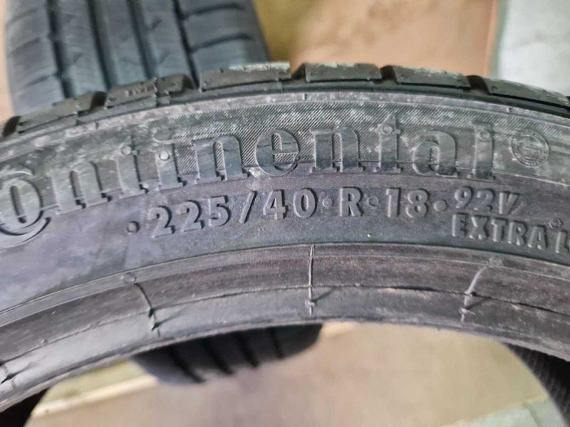 2 Continental R18 225/40
летн гуми 
DOT2019