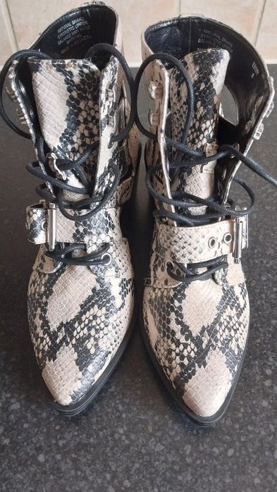 Steve Madden Botine Piele Sarpe Noi