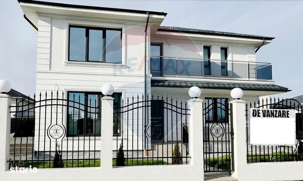 Buftea - Vilă nouă cu 5 camere, 3 băi, 141 mp utili, 317 mp teren