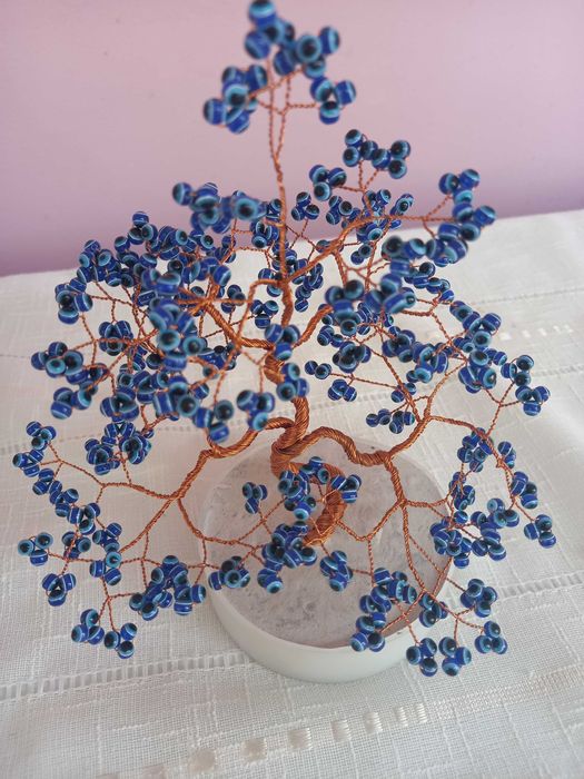 Дървета и цветя от мъниста