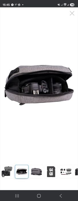 Aparat foto Mirrorless Canon EOS R100 + Obiectiv RF-S 18-45mm f/4.5-6.