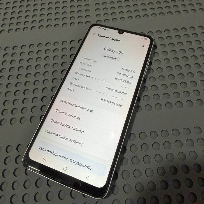 Samsung Galaxy A06 sotiladi