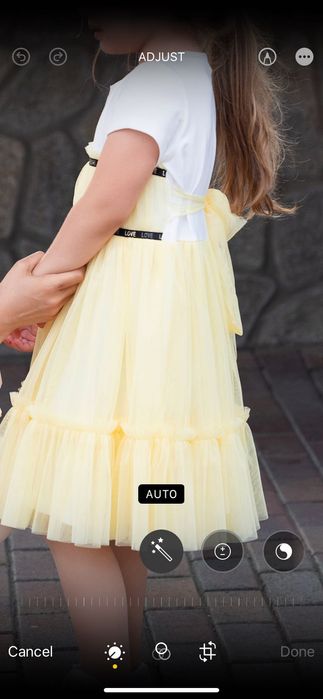 Детска рокля тениска с тюл 122