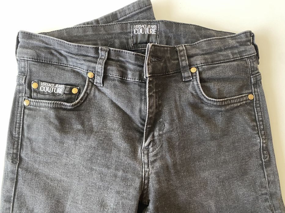 Дънки черно Versace