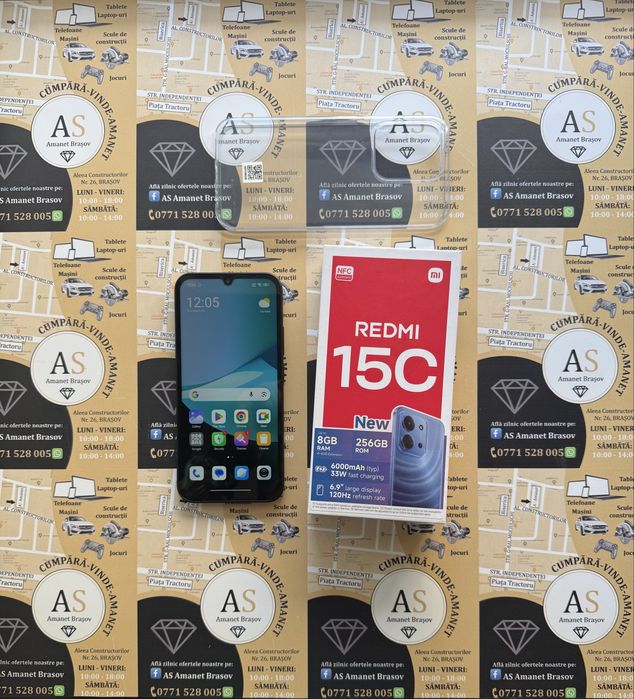 Xiaomi Redmi 15C 5G 256Gb Black la cutie