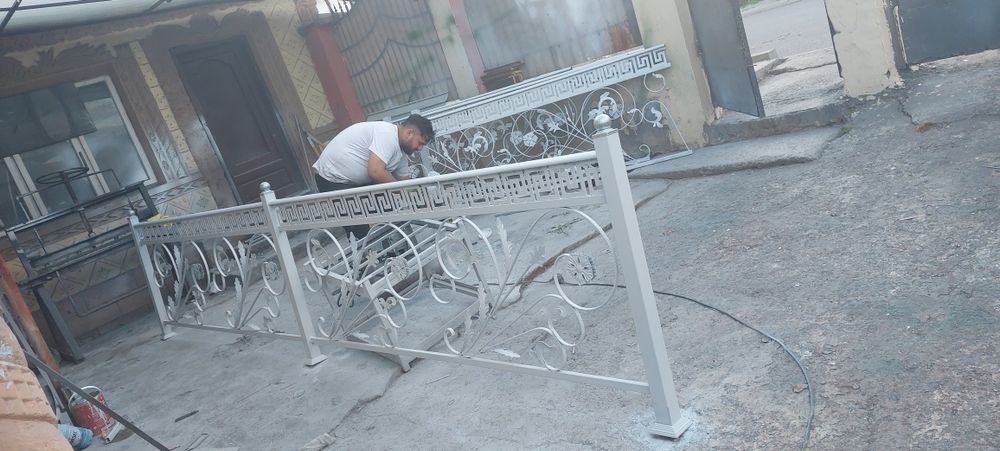 Balustrada din polimer,lemn,fier forjat