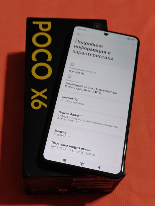 Poco X6 256 gb Ram 12 5G